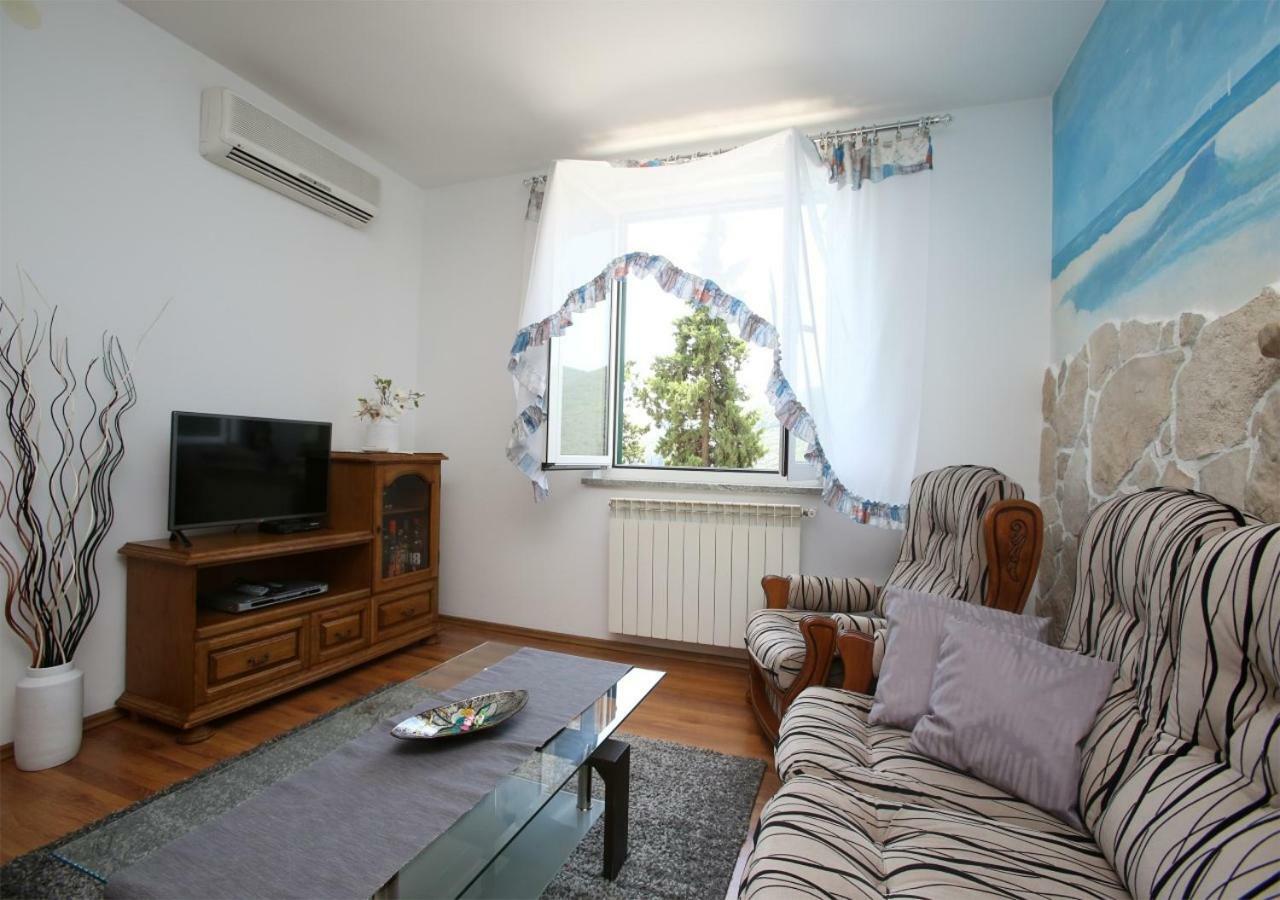 4 Persons App With Great Sea View,Ac,Wifi,399 Lejlighed Rabac Eksteriør billede